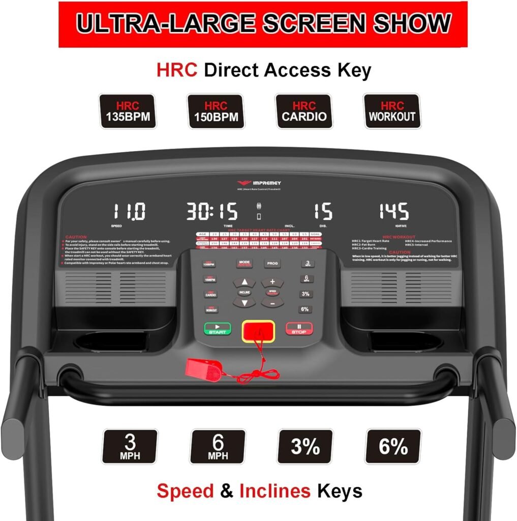 Impremey Treadmill with HRC