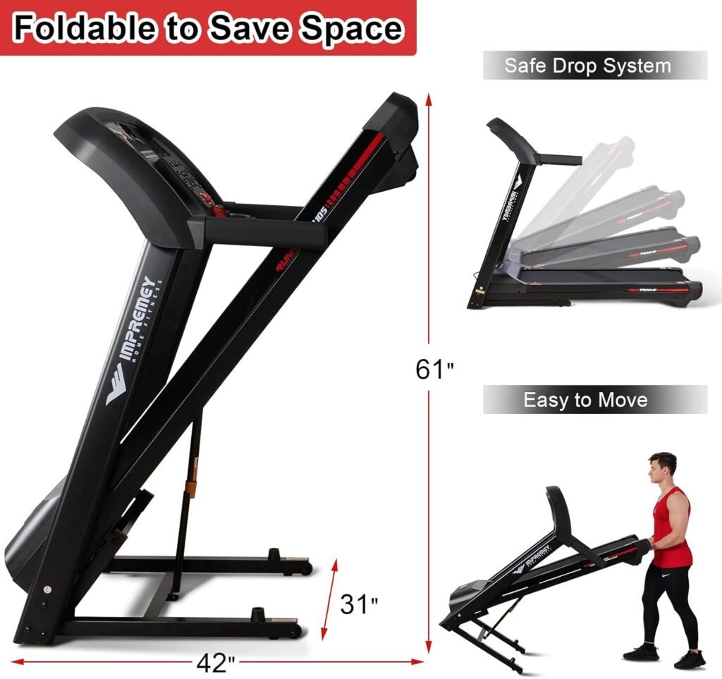 Impremey Folding Treadmill sale