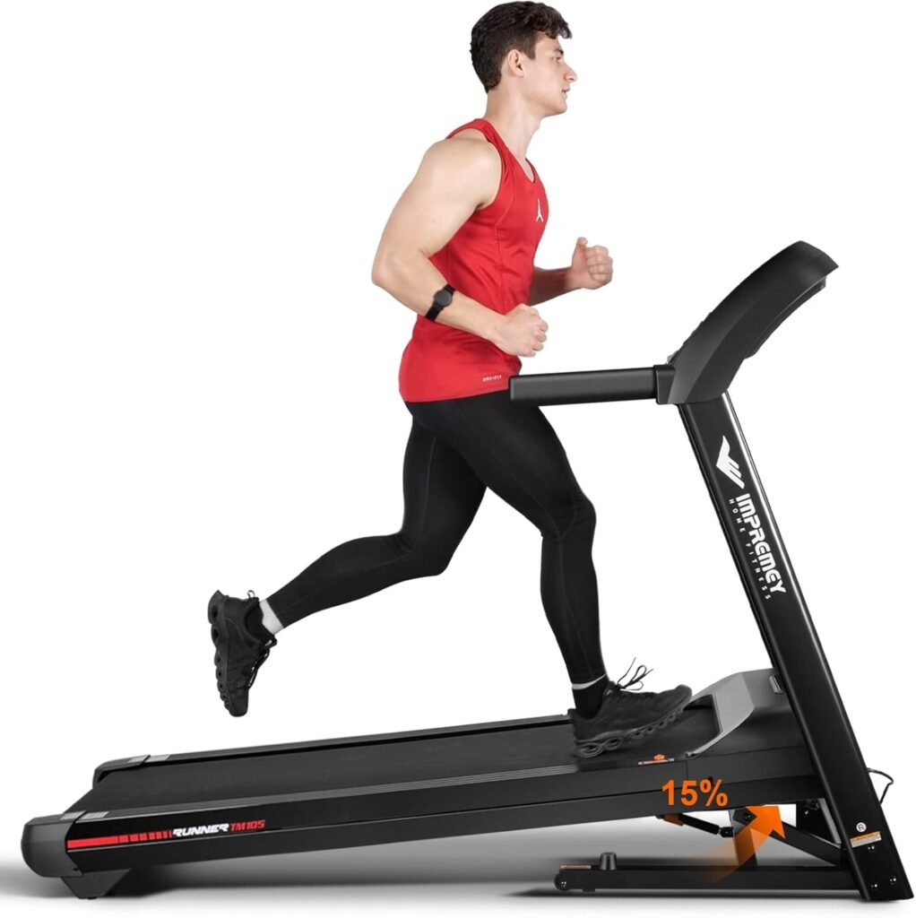 Impremey Folding Treadmill with Auto Incline 15% reviews